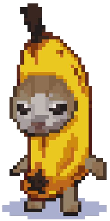 Banana Cat Sticker