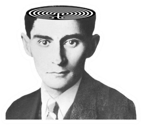Franz Kafka Sticker